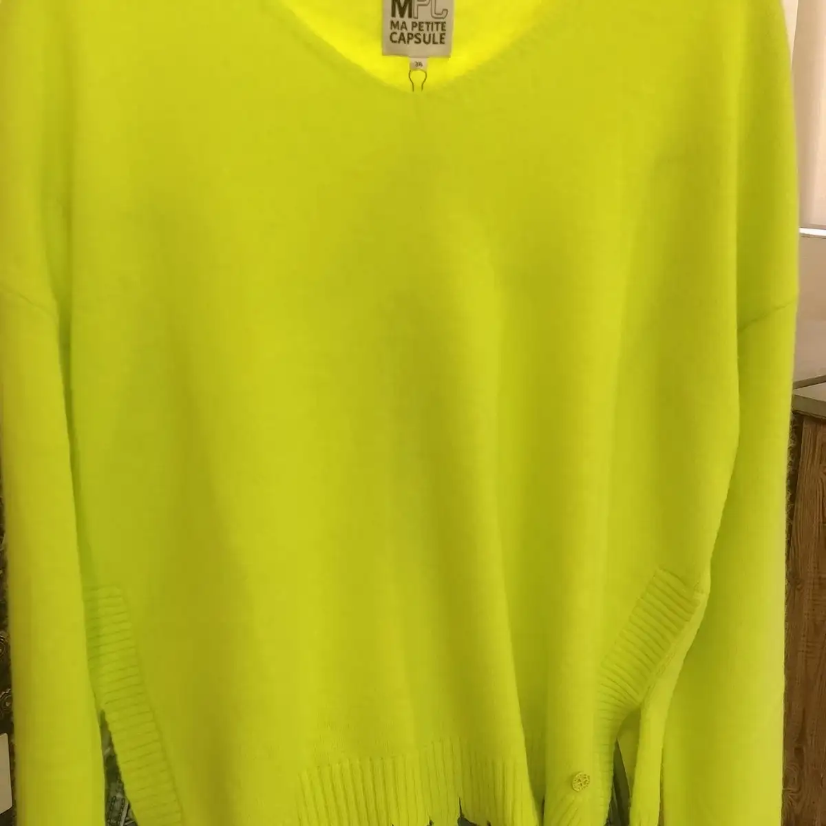 Pull MPC jaune tonique